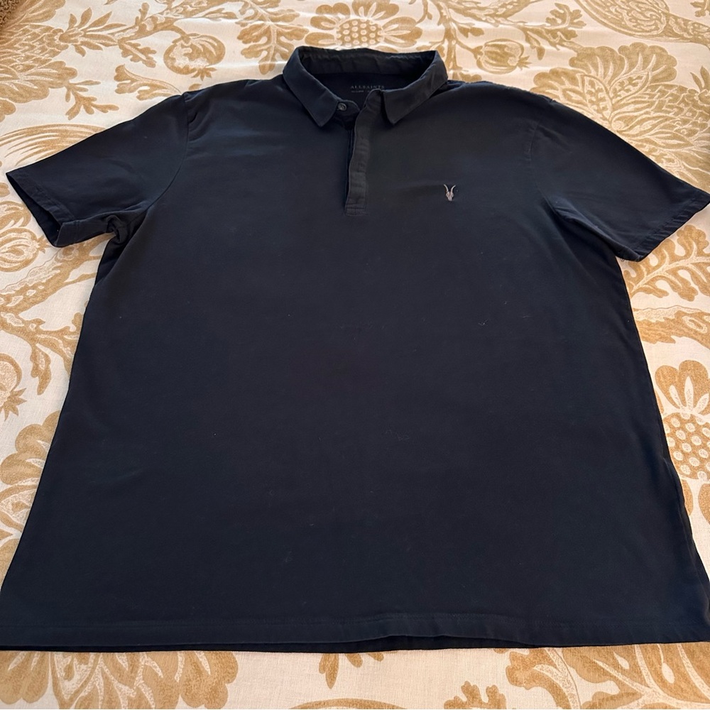 All Saints Reform Short Sleeve Polo Shirt